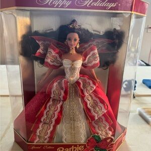 1997 Holiday Barbie Special Edition Holiday Doll - Red and Gold